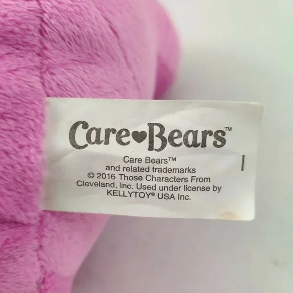 Care Bears Cheer Bear Plush Stuffed Animal Kellytoy 12" Sitting 2016 Pink Toy - Picture 9 of 12